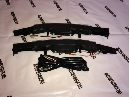 Toyota Land Cruiser Prado 150 (10-) светодиодные DRL фары дневного света (дневные ходовые огни), белый свет 6000К, 24 светодиода