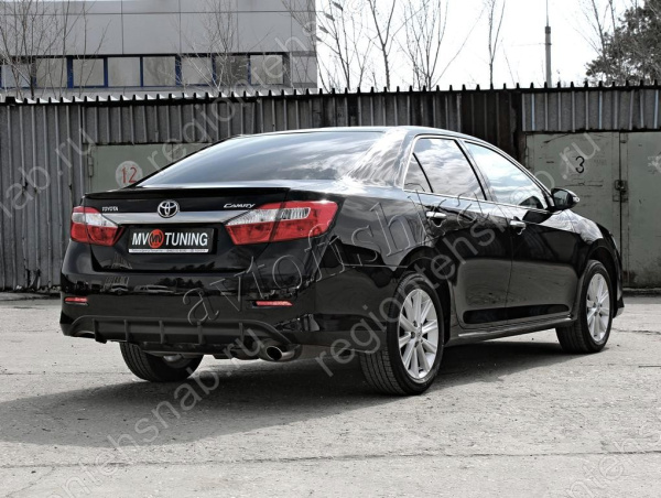 Toyota Camry V50 (12 – 14) диффузор заднего бампера№2 (текстурный пластик)