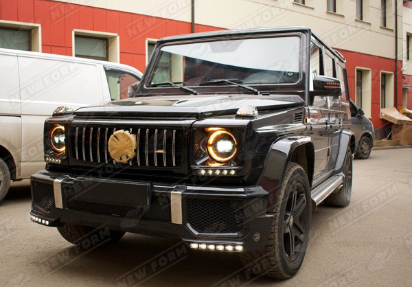 Mercedes-Benz G-Klasse W463 1990 - 2018 Юбка Brabus с хром ДХО