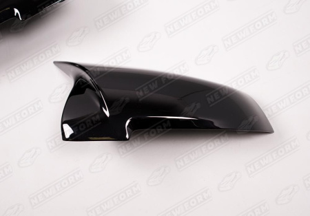 BMW 5 серия F10 2009 - 2017 Крышки (накладки) зеркал M5 черные половинки