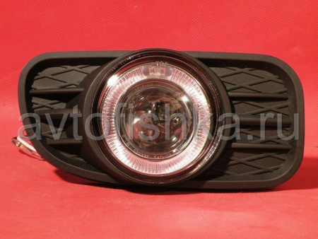 Jeep Grand Cherokee (99-04) фары противотуманные линзовые, со светящимися ободками, комплект 2 шт.