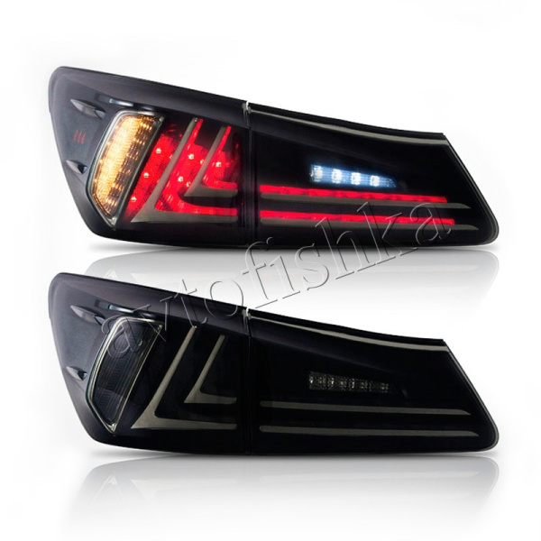 Lexus IS250, IS350 (05-13) фонари задние дымчатые, светодиодные