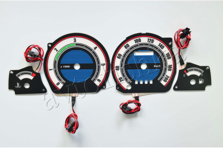 Ford Transit светодиодные шкалы (циферблаты) на панель приборов