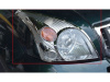 Toyota Land Cruiser Prado 120 (02-09) накладки передних фар хромированные, комплект 2 шт.