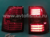 Mitsubishi Pajero 4 (2006-) фонари задние светодиодные красно-тонированные, комплект 2 шт.