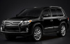 Расширители арок (фендеры) Lexus LX570 2007-2015 дизайн EFLORD