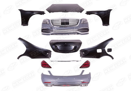 Mercedes-Benz S-Klasse W221 2005 - 2009 Комплект полного рестайлинга в версию W222