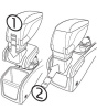 Ford Focus (11–14) Подлокотник в сборе (адаптер+бокс черн. 07917-M)