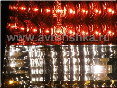 Mercedes ML W163 (98-05) задние фонари светодиодные красно-тонированные, комплект 2 шт.