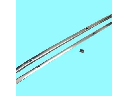 Nissan Patrol Y62 (10-) рейлинги хром на крышу дизайн Nismo, в комплекте 2 шт.