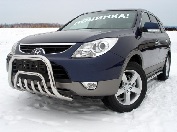 Hyundai ix55 (09–) Защита передняя 60,3/42,4 мм