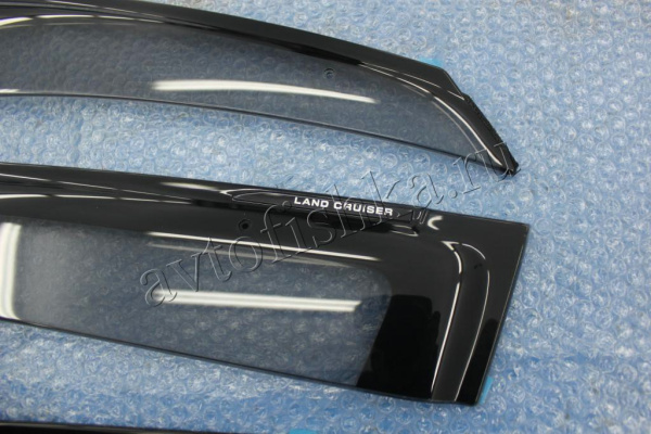 Toyota Land Cruiser 200 (07–/12–/15–) Дефлекторы боковых окон. Цвет: дымчатые