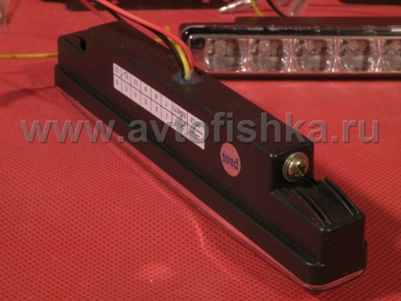 Светодиодные DRL фары дневного света (дневные ходовые огни) - 8 LED Daytime Lights двухрежимные, белый свет 6000К и желтый свет - поворотники