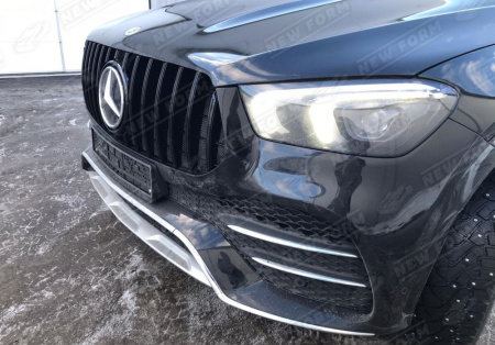 Mercedes-Benz GLE-Klasse V167 2018 - 2023 Решетка радиатора AMG GT черная в AMG пакете
