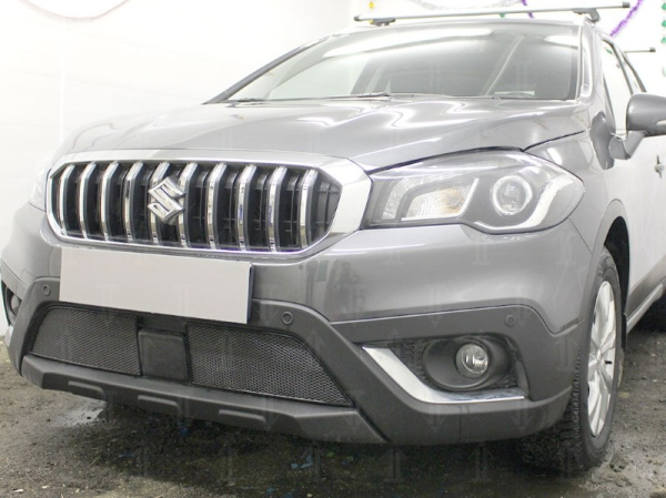 Suzuki SX4 (16–) Защита радиатора Premium, чёрная