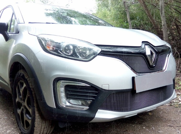 Renault Kaptur (16–) Защита радиатора, чёрная, низ