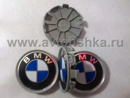 BMW, все модели крышки ступиц колеса, диаметр 69 мм, комплект 4 шт.