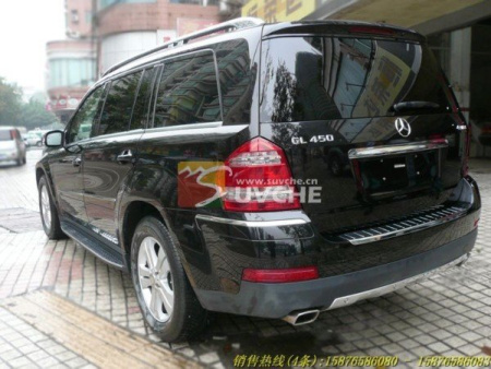 Mercedes-Benz GL (09-) боковые пороги, подножки, алюминиевые, AMG, комплект 2 шт.