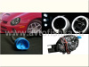Dodge Neon (03-05) фары передние линзовые хромированные, со светящимися ободками и светодиодной подсветкой, комплект 2 шт.