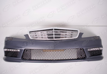Mercedes-Benz S-Klasse W221 2005 - 2009 Бампер передний 6.3 AMG с решеткой радиатора