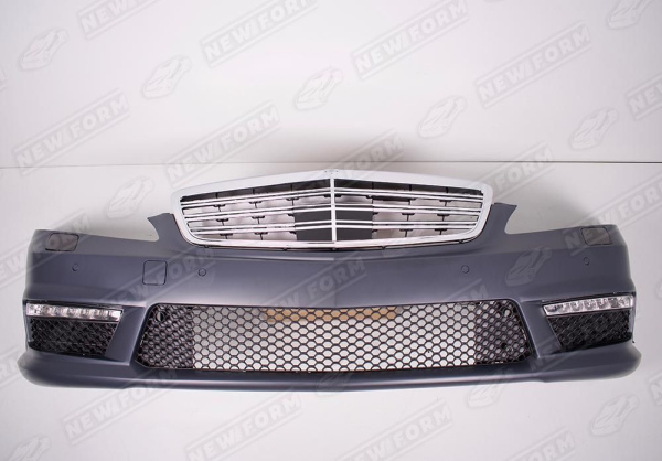 Mercedes-Benz S-Klasse W221 2005 - 2009 Бампер передний 6.3 AMG с решеткой радиатора