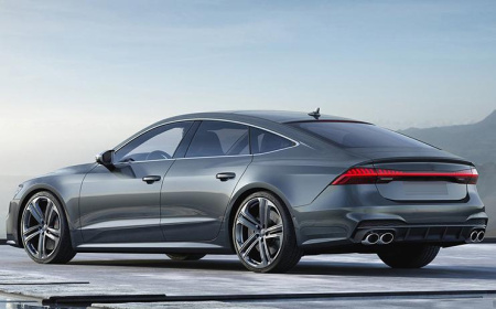 Диффузор S7 ABT с насадками из нержавейки для Audi A7