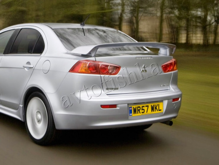 Mitsubishi Lancer 10 (07 – 16) спойлер низкий (Evo style)