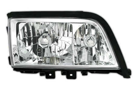 Mercedes C W202 (94-00) фары передние хромированные, комплект 2 шт.