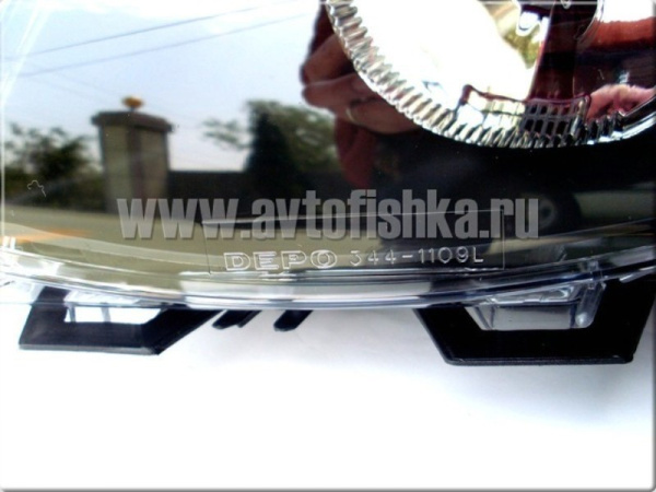 BMW 3 E46 (98-01) 4 дв. фары передние черные, с электромотором корректора, комплект 2 шт.