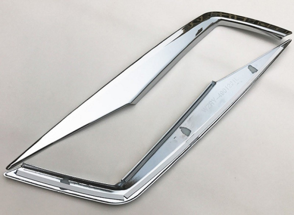 Skoda Kodiaq (16–) Накладка на передние противотуманные фары, ABS хром, 2 части