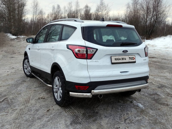 Ford Kuga (17–) Защита задняя (центральная) 75х42 мм