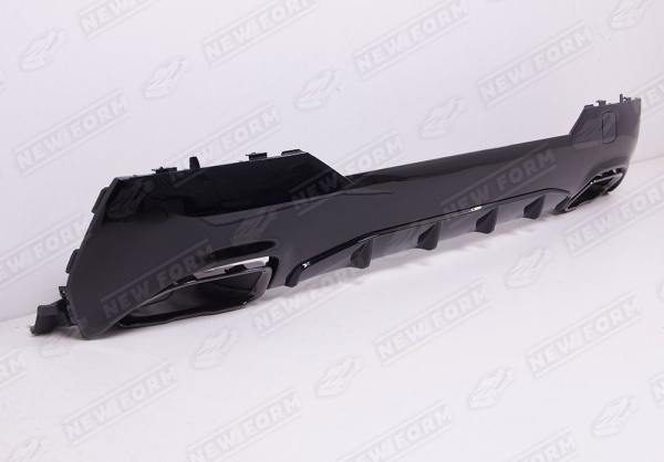 BMW 4 серия G22/G23 2020 - н.в. Диффузор с черными насадками M440i