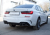 BMW 3 серия G20 2018 - н.в. Диффузор с хром насадками M340I