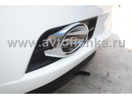 Chevrolet Cruze (08-) хромированные накладки на противотуманные фары, комплект 2 шт.