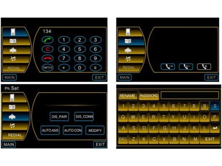 Mitsubishi Pajero 4 штатное головное устройство с GPS навигацией и HD 8" экраном, DVM-1400G HD