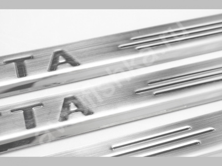 Volkswagen Jetta (2006-) накладки на пороги из нержавеющей стали, 4 шт.