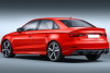 Черный задний диффузор RS3 для Audi A3 S-line 2017-2020