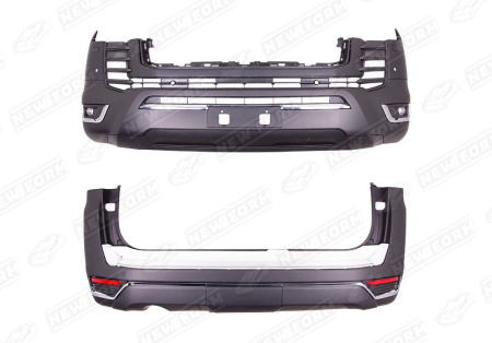 Toyota Land Cruiser LC 300 2021 - н.в. Комплект бамперов задний и передний