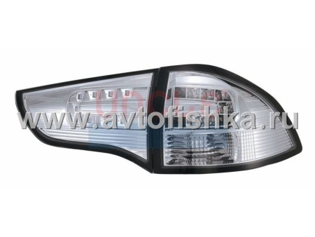 Mitsubishi Pajero Sport, Challenger (09-) фонари задние светодиодные хромированные, комплект 2 шт.