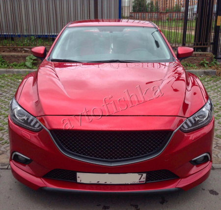 Mazda 6 (13 – 18) капот SkyActivSport (с прорезаными жабрами)