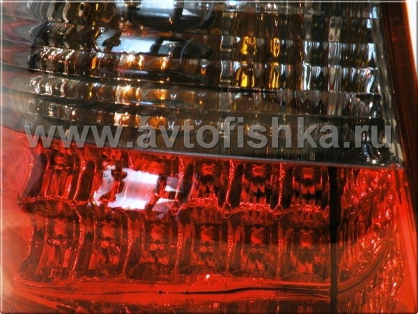 Mercedes ML W163 (98-05) задние фонари светодиодные красно-тонированные, комплект 2 шт.