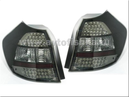 BMW 1 E87 (04-) хэтчбек фонари задние светодиодные тонированные, комплект 2 шт.