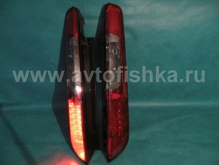 Ford Focus 2 (05-07) 3, 5 дв. хэтчбек фонари задние светодиодные красно-тонированные, комплект 2 шт.