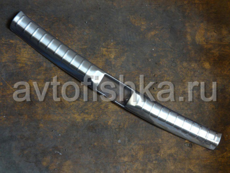 Toyota Highlander (2012-) накладки из нержавеющей стали на порог двери багажника