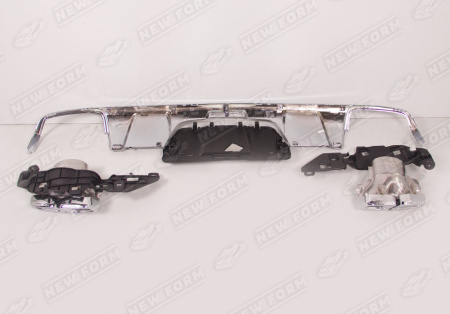 Mercedes-Benz GL-Klasse X166 2012 - 2016 Диффузор с насадками 6.3 AMG