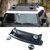 Toyota FJ Cruiser (07-18) обтекатель на крышу (козырек) c противотуманными фарами