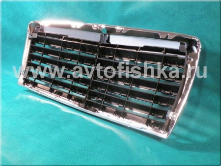 Mercedes W201 (82-93) 190E 190D решетка радиатора черная, дизайн "Авангард", с хромированной рамкой.