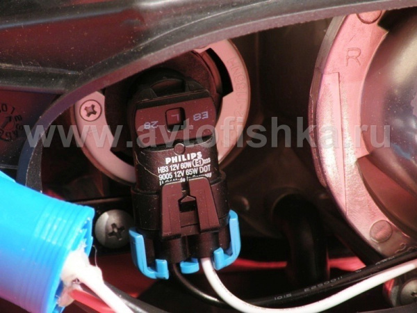 Dodge Neon (95-99) фары передние черные, комплект 2 шт.