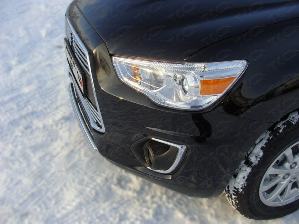 Mitsubishi ASX (13–) Защита передняя нижняя (овальная) 75х42 мм