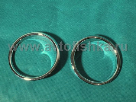 Hummer H2 (02-08) декоративные накладки противотуманных фар хромированные, комплект 2 шт.